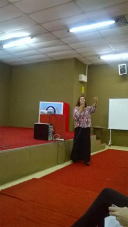 ABEn-DF na Semana Basileira de Enfermagem da Unieuro Asa Sul - 12/05 Manhã - Diretora Jacinta de Fátima